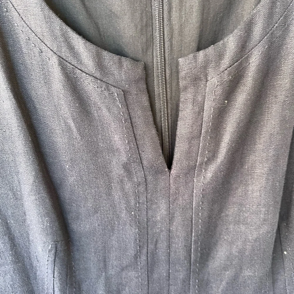 Tory Burch 100% Linen navy dress